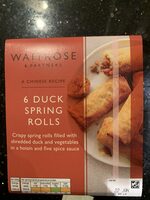 6 Duck Spring Rolls