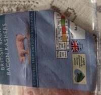 Unsmoked british back bacon rashers