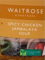 Spicy chicken jambalaya soup