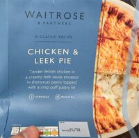 Chicken and leek pie