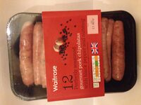 Pork chipolatas