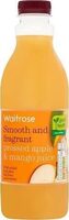 Pressed apple and mango juice