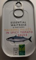 Mackerel fillets in spicy tomato sauce