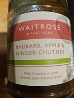 Rhubarb, Bramley apple and stem ginger