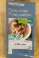 Extra large king prawns