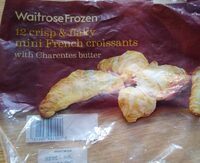 Crisp and flaky mini French croissants