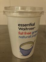 Greek style natural yogurt