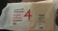 Essential mature cheddar cheese strength 4