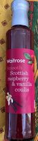 Smooth Scottish raspberry & vanilla coulis