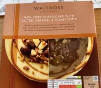 New York cheesecake with salted caramel & honeycomb