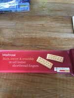 Waitrose shortbread fingers