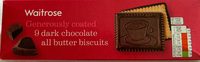 9 Dark Chocolate All Butter Biscuits