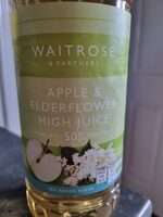 Apple and elderflower high juice