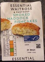 Smoked haddock fish cake