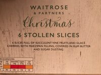 Stollen slices