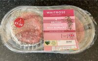 British peppered beef burgers