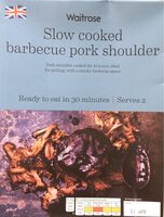 Slow cooked barbecue pork shoulder
