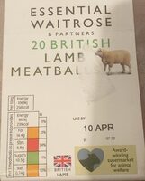 Lamb meatballs