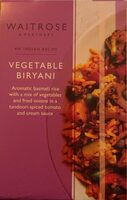 Vegetable biryani