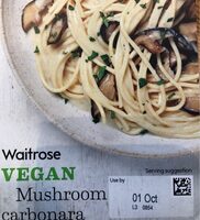 Vegan mushroom carbonara