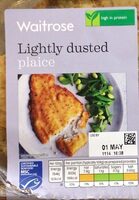 Lightly dusted plaice