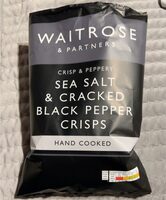 Sea salt & cracked black pepper crisps
