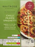 Chilli prawn spaghetti