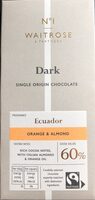 Dark single origin chocolate orange & almond