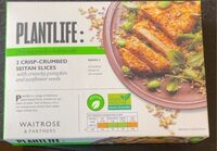 2 crisp crumbed seitan slices