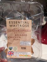 British breaded chicken pops