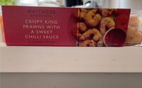 Crispy king prawns with a sweet chilli sauce