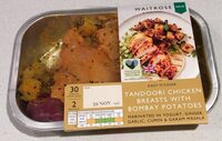 Tandoori Chicken Breasts with Bombay Potatoes
