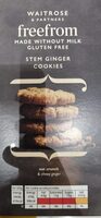 Stem ginger cookies