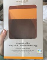 Hidden truffles nutty milk chocolate easter egg