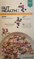 Berry granola and flakes