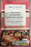 Teriyaki and Sesame stir fry sauce
