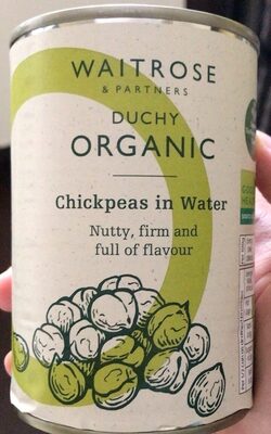Chickpeas in water