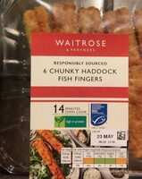 Chunky Haddock Fish Fingers