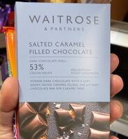 Salted caramel filled chocolate