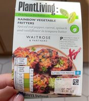Plant Living Rainbow Vegetable Fritters