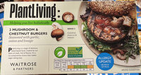 Mushroom and chesnut Burger