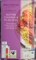 Butter chicken and pilau rice