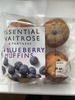 4 Blueberry Muffins