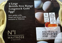 Large Long stock Gold egg