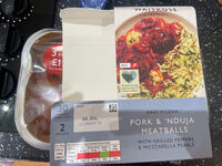 Pork & 'Nduja meatballs