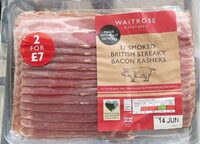 12 Smoked British Streaky Bacon Rashers