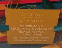Parmigianino Reggiani and cracked black pepper panettrone