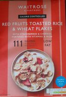 Red fruits toasted rice & wheat flakes