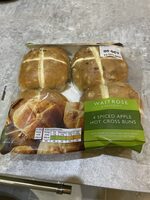 Spices Apple Hot Cross Buns