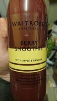 Berry smoothie with apple and banana